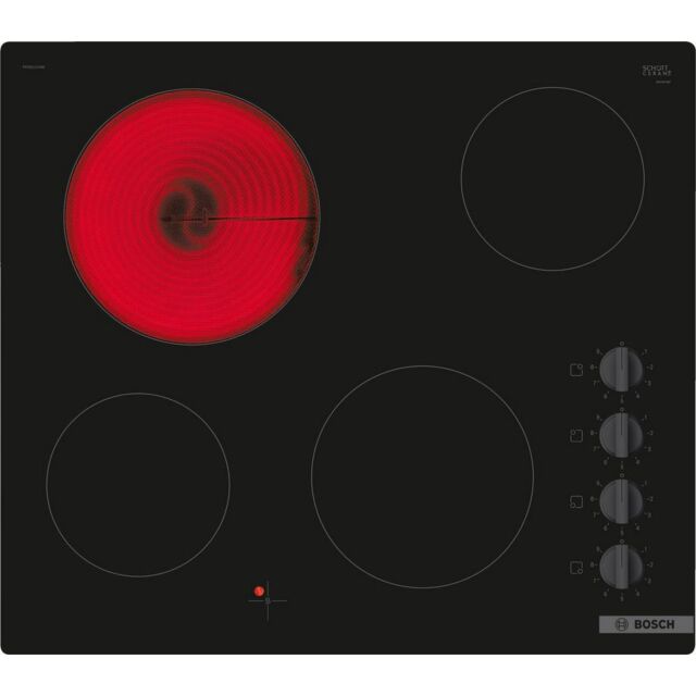 Bosch PKE611CA3E Ceramic Hob Frameless Dial Controls