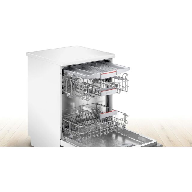 Bosch SMS4EMW06G WiFi-enabled Dishwasher - White - 14 Place Settings