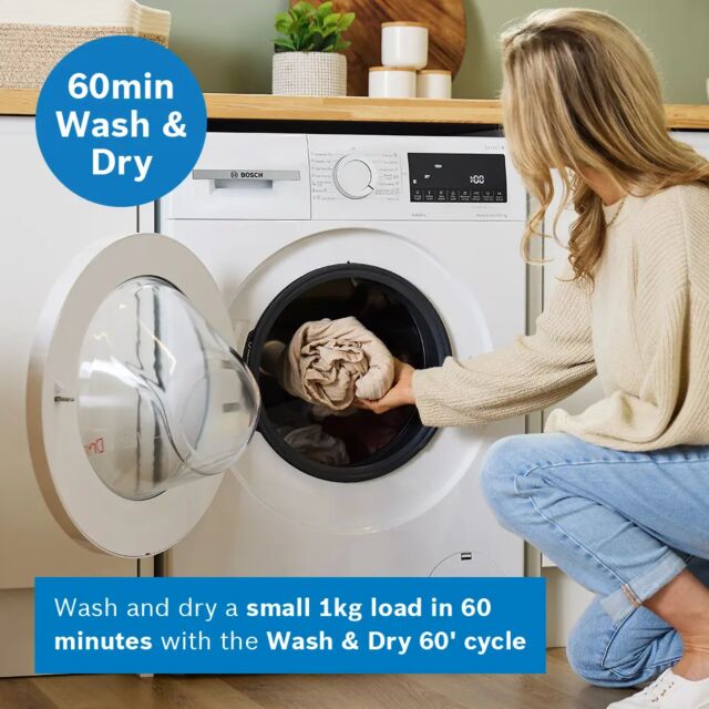 Bosch WNA144V9GB Washer Dryer 9kg Wash 5kg Dry 1400 Spin