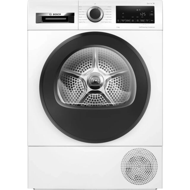 Bosch WQG24502GB Tumble Dryer Heat Pump 9kg in White