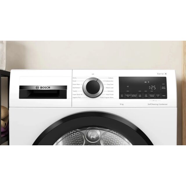 Bosch WQG24502GB Tumble Dryer Heat Pump 9kg in White