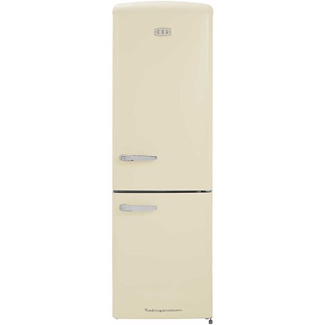 CDA FlorenceBarley Fridge Freezer Frost Free in Cream W60cm