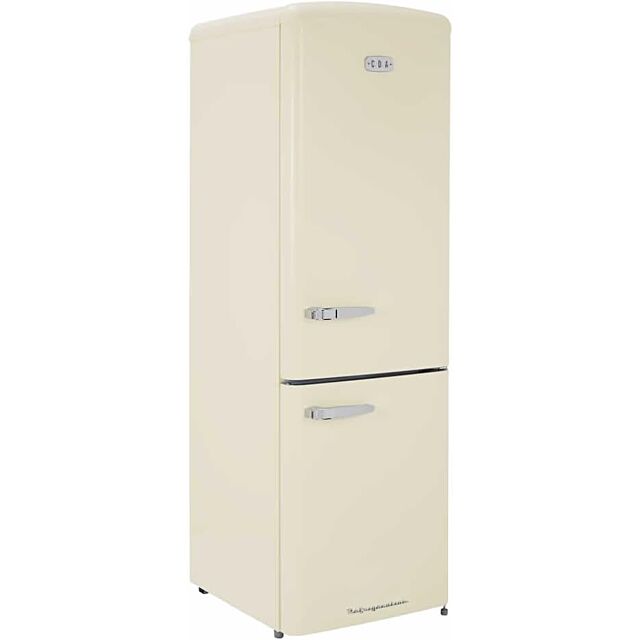 CDA FlorenceBarley Fridge Freezer Frost Free in Cream W60cm