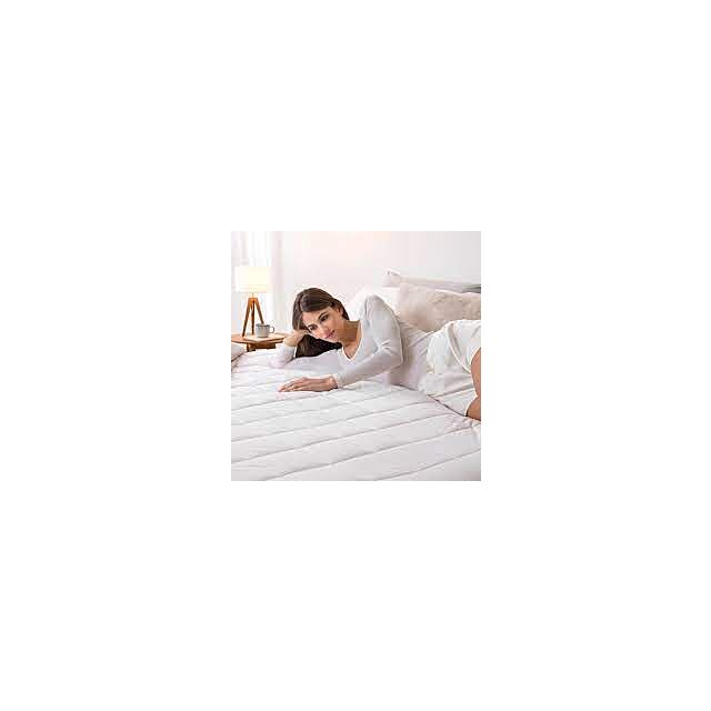 Dreamland 16886C Single Underblanket Snowed In Organic Cotton