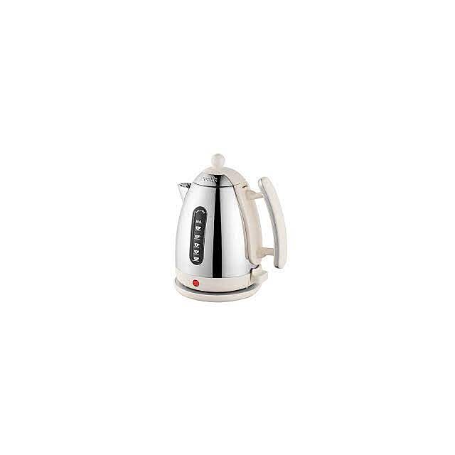 Dualit 72003CW Jug Kettle in Canvas White + Polished Chrome