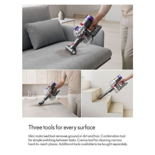 Dyson CARBOATKIT Handheld Vacuum - 50 Minutes Run Time - with Furniture Cleaning Kit