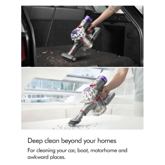Dyson CARBOATKIT Handheld Vacuum - 50 Minutes Run Time - with Furniture Cleaning Kit