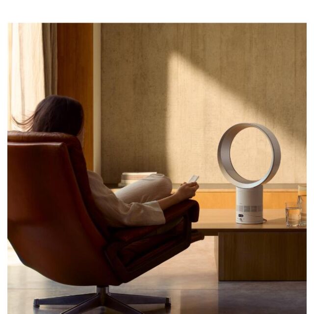 Dyson CF1 Cool Desk Fan in White & Silver