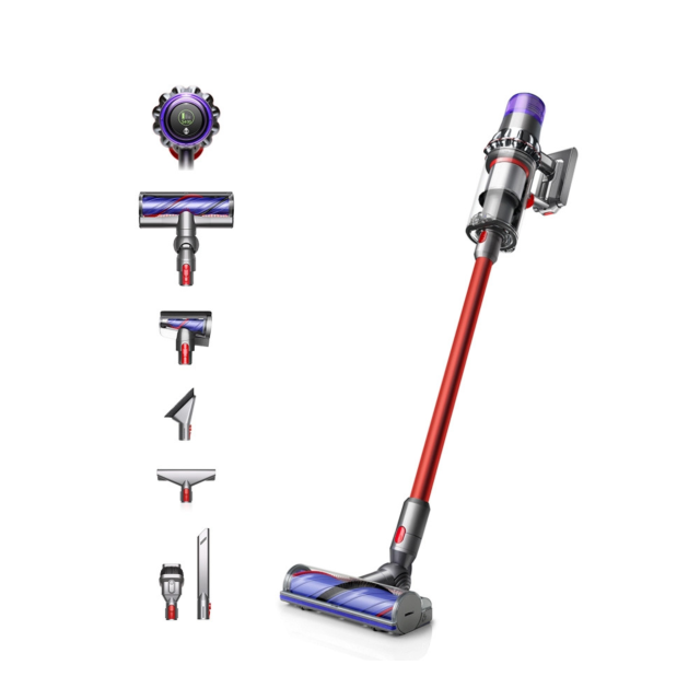 Dyson V11EXTRA Cordless Vacuum Cleaner in Nickel/Red