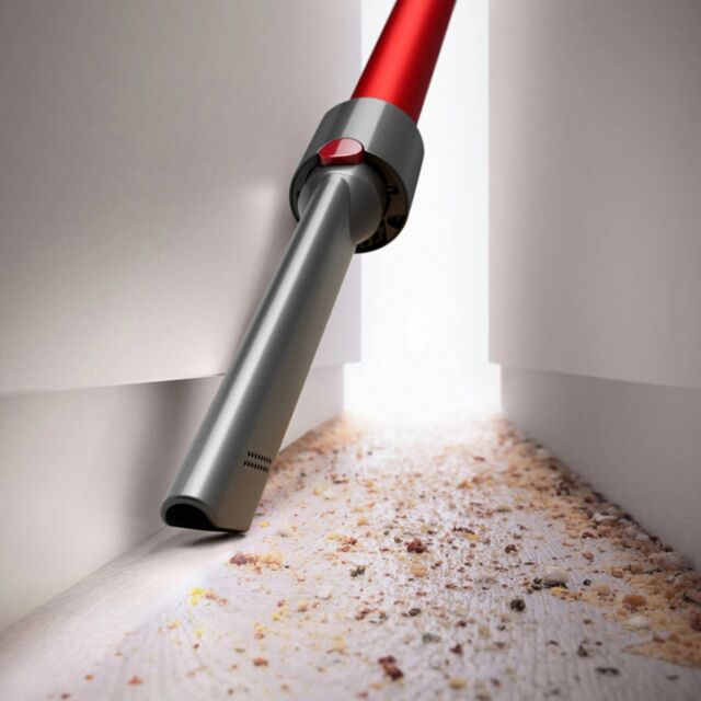 Dyson V11EXTRA Cordless Vacuum Cleaner in Nickel/Red