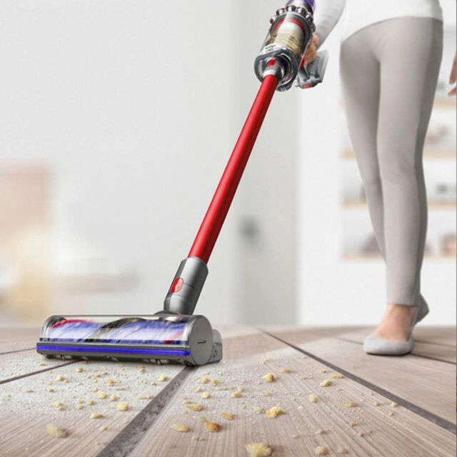 Dyson V11EXTRA Cordless Vacuum Cleaner in Nickel/Red