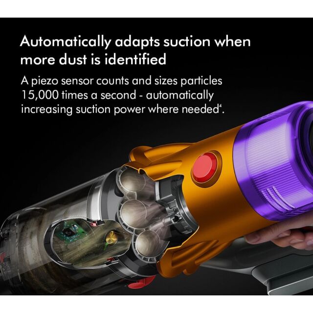 Dyson V12-2023 Cordless Vacuum Cleaner in Nickel