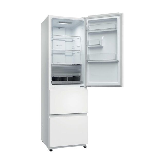 Haier HTR3518ENMWK Fridge Freezer W55cm Frost Free in White