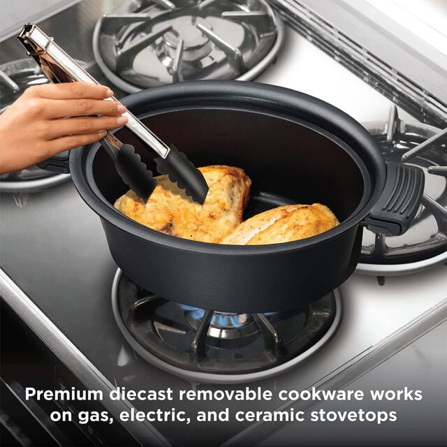Hamilton Beach 33999-SAU Slow Cooker Sear + Cook Stovetop 5.5l