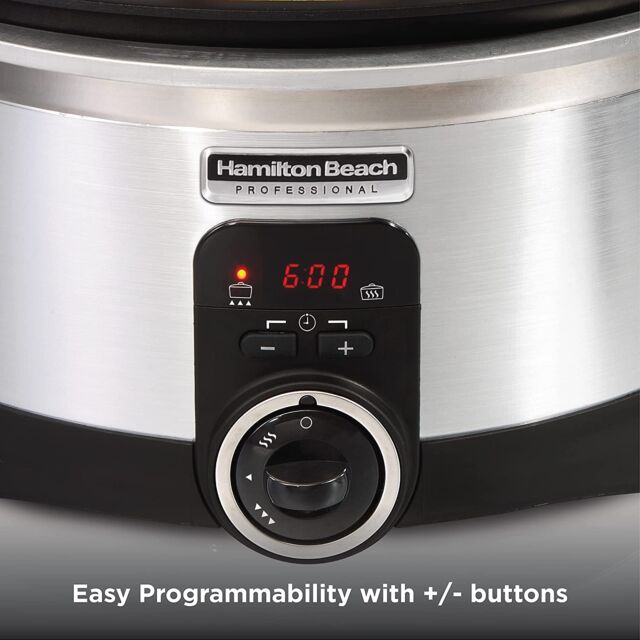 Hamilton Beach 33999-SAU Slow Cooker Sear + Cook Stovetop 5.5l