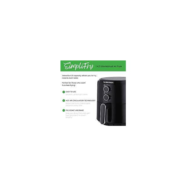 Hamilton Beach HB4001 Air Fryer 4.2l Digital