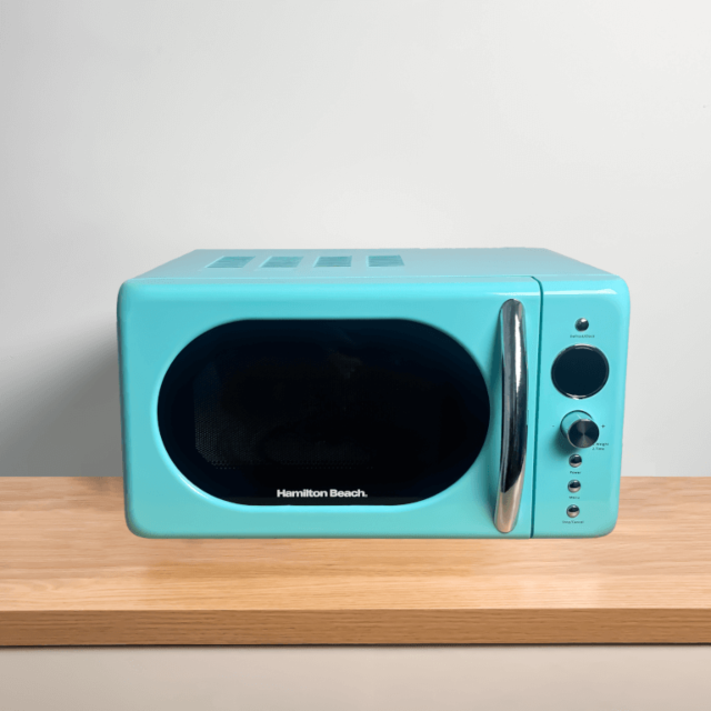 Hamilton Beach HB70H20M Microwave In Teal Retro Style 20 Litre