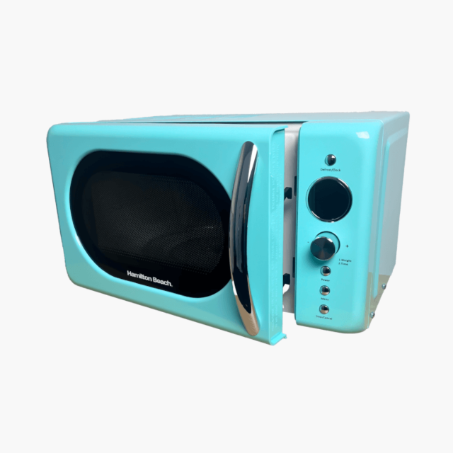 Hamilton Beach HB70H20M Microwave In Teal Retro Style 20 Litre