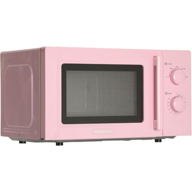 Hamilton Beach HBMX20F Microwave 800 Watt in Flamingo Pink