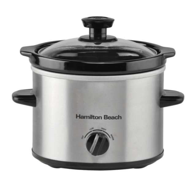 Hamilton Beach HBSC020S Slow Cooker 1.8 Litre in Silver