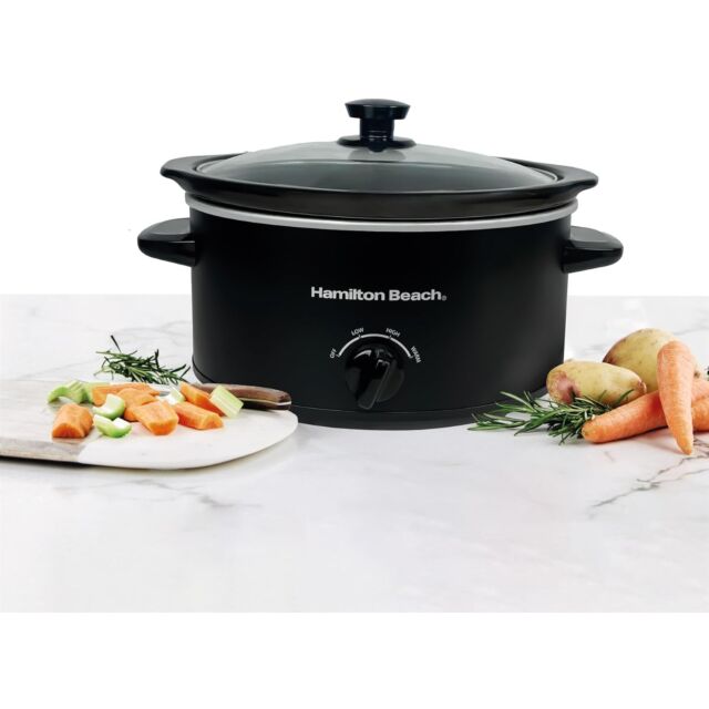 Hamilton Beach HBSC040B Slow Cooker 3.5 Litre in Black