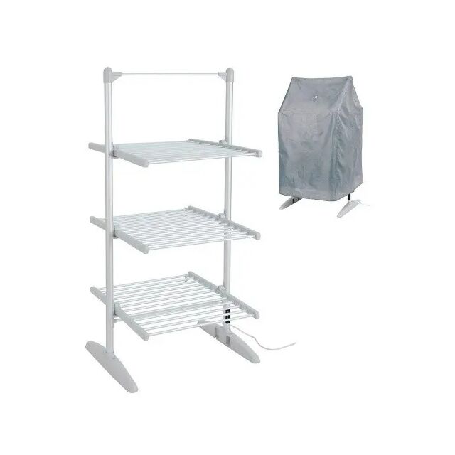 Igenix IGHA02236 3 Tiered Heated Airer In Silver