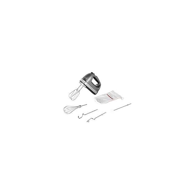 KitchenAid 5KHM9212BCU Hand Mixer 9 Speed in Contour Silver