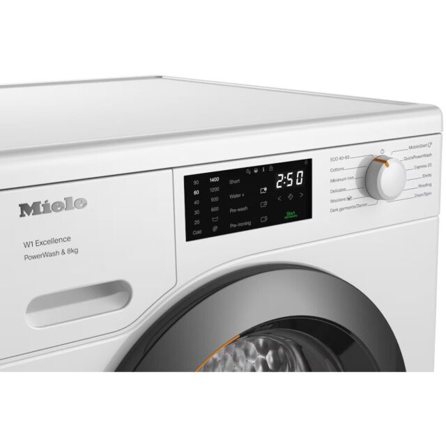 Miele WEB365 WCS Washing Machine 8kg 1400 Spin in Lotus White