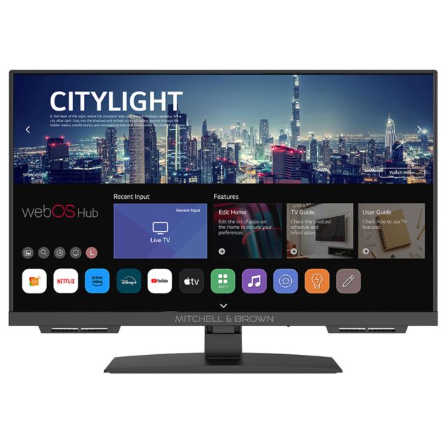 Mitchell + Brown JB24DVD1811ST 24inch TV with DVD Smart Freesat 12V