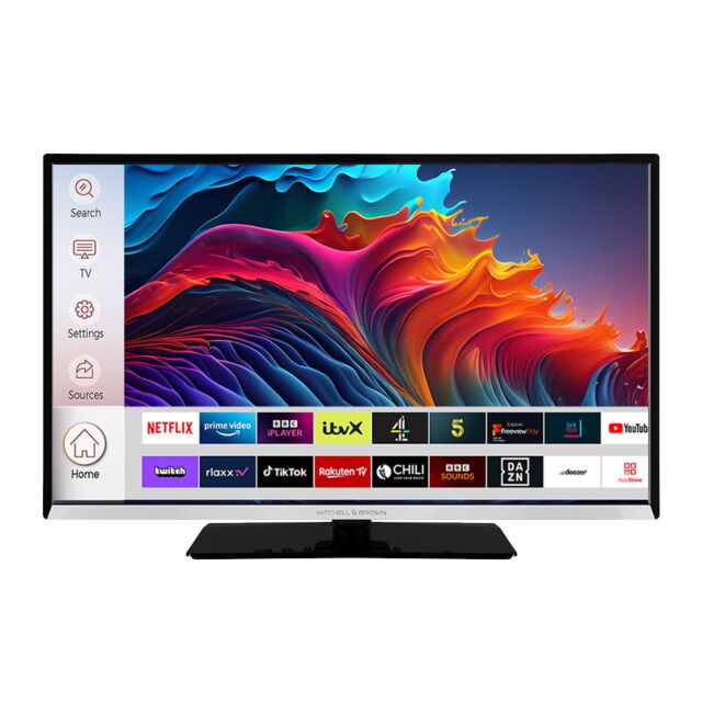 Mitchell + Brown JB24DVD1811ST 24inch TV with DVD Smart Freesat 12V