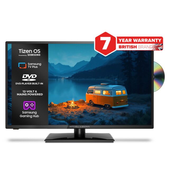 Mitchell + Brown JB32DVD1811TZ 32inch Smart DVD TV Combo Freeview + Freesat 12V