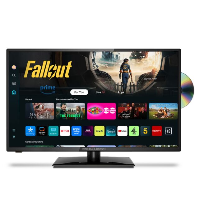 Mitchell + Brown JB32DVD1811TZ 32inch Smart DVD TV Combo Freeview + Freesat 12V