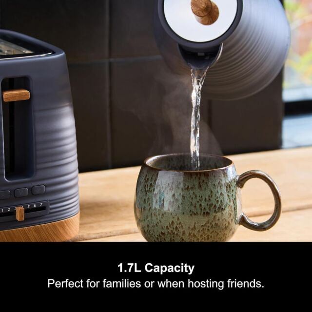 Morphy Richards 103101 Jug Kettle 1.7l in Grey Flint Clay Range