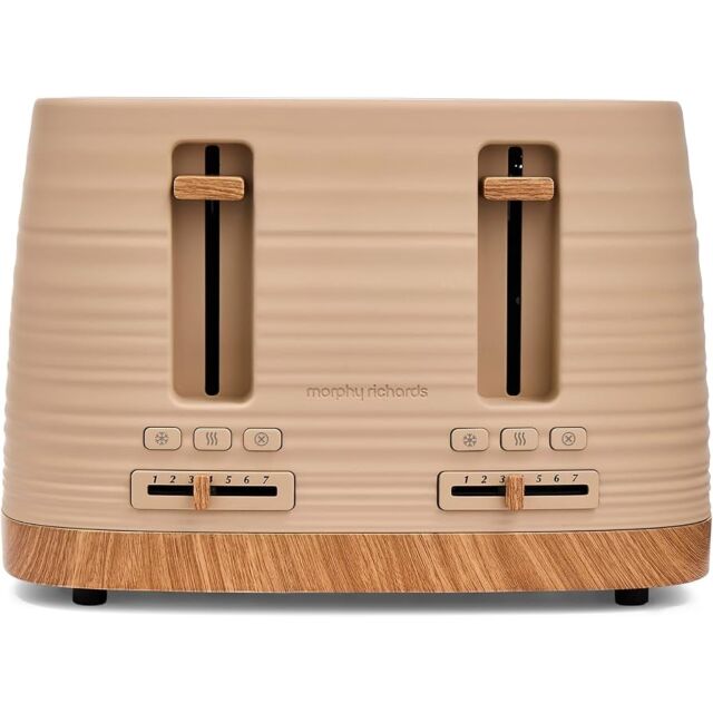Morphy Richards 243100 Toaster 4 Slice In Brown Felspar Clay Range