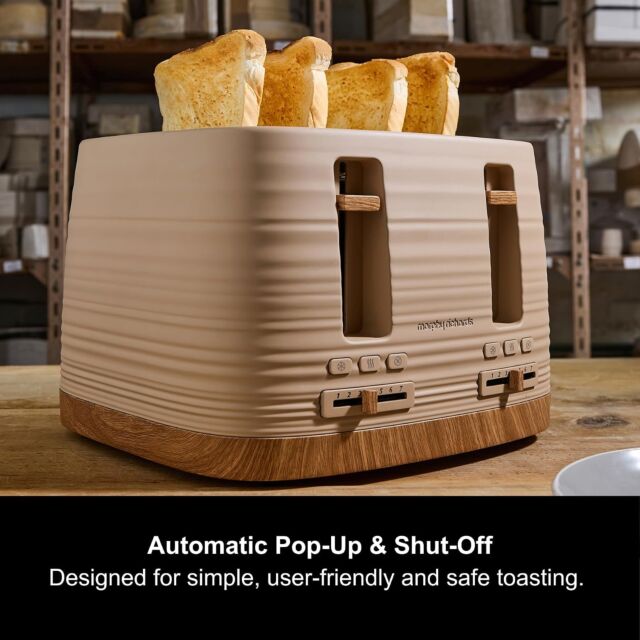Morphy Richards 243100 Toaster 4 Slice In Brown Felspar Clay Range