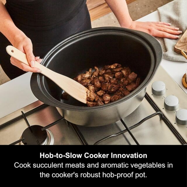 Morphy Richards 461016 Sear and Stew Slow Cooker 6.5L - Rose Gold
