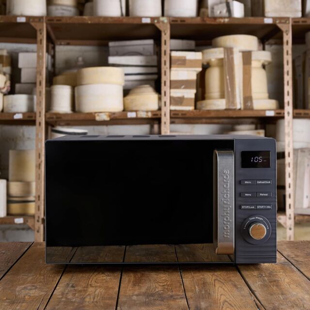 Morphy Richards 512001 Microwave 20l in Grey Flint Clay Range