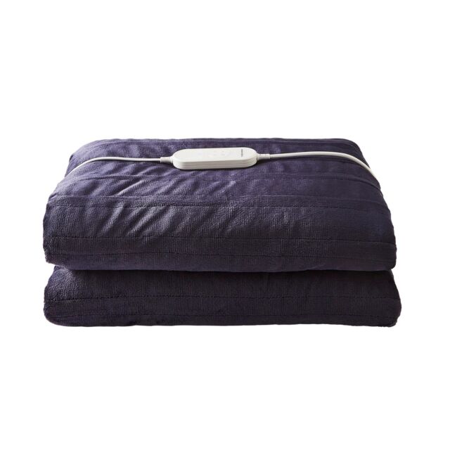 Morphy Richards 610005 Teddy & Flannel Luxury Throw 200cm x 180cm - Blue