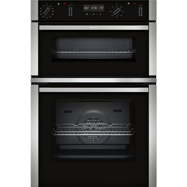 Neff U2ACH7AN7B Double Oven Pyrolytic Stainless Steel