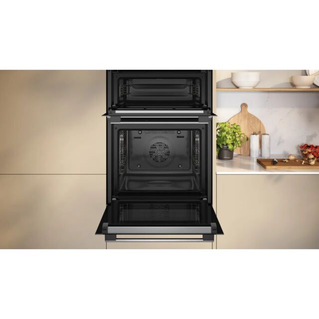Neff U2ACH7AN7B Double Oven Pyrolytic Stainless Steel