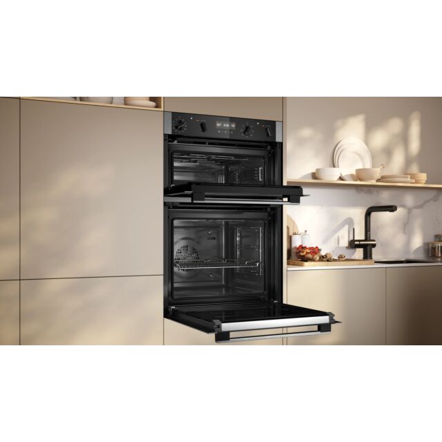 Neff U2ACH7AN7B Double Oven Pyrolytic Stainless Steel