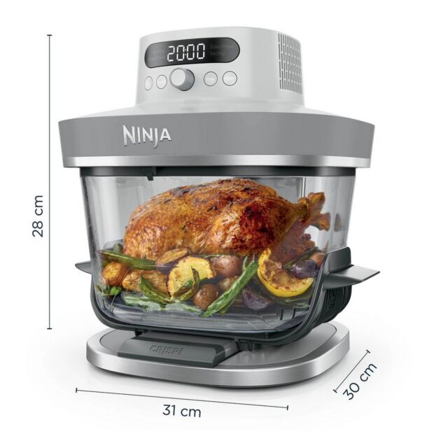 Ninja AS090UKWH CRISPi PRO 5-in-1 Glass Air Fryer - White