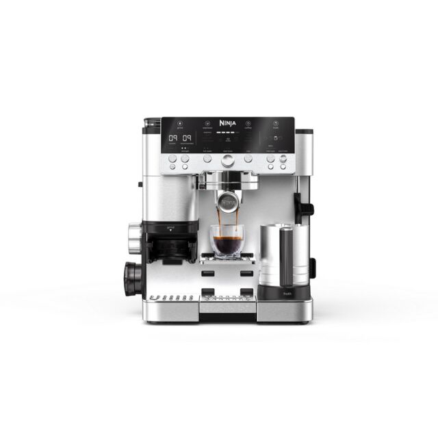 Ninja ES601UK Luxe Cafe Premier Espresso Machine - Black/Stainless Steel