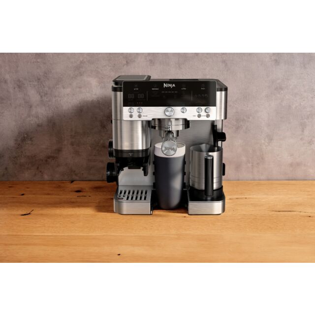 Ninja ES601UK Luxe Cafe Premier Espresso Machine - Black/Stainless Steel