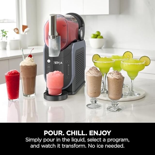 Ninja FS301UK SLUSHi Frozen Drink Maker - Arctic Blue, Grey