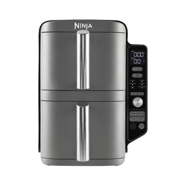 Ninja SL400UK Air Fryer Double Stack 2 Drawer XL 9.5l in Grey