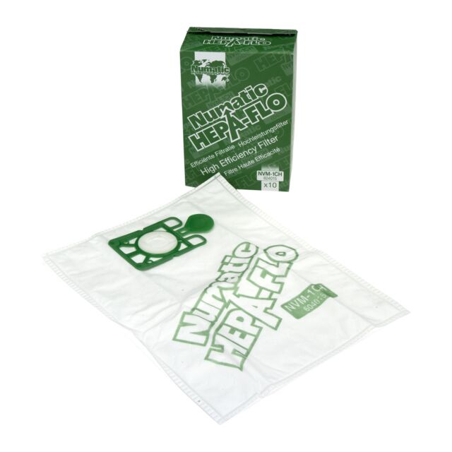Numatic NVM-1CH Vacuum Bag for all Henry, Hetty, James & Numatic NRV200 Vacuum Cleaners