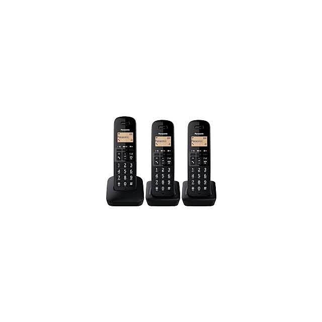 Panasonic KXTGB613EB Triple Pack Cordless Phones