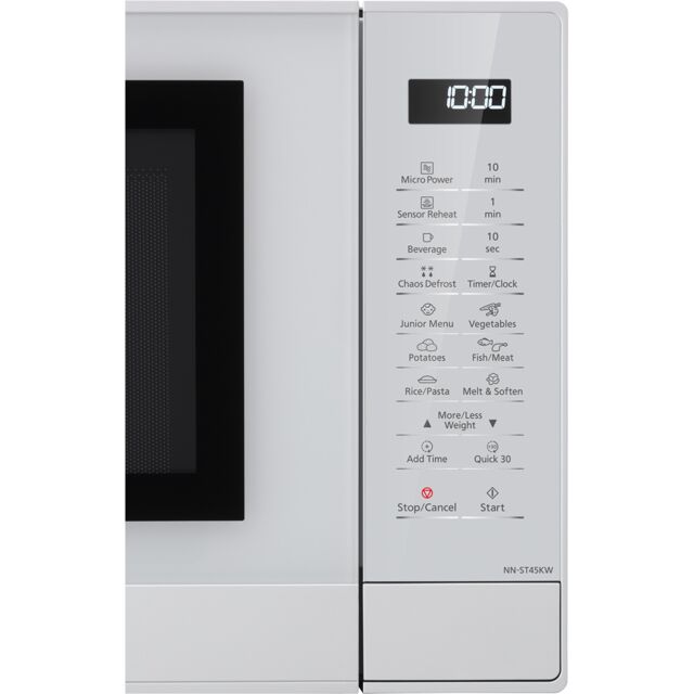 Panasonic NNST45KWBPQ Microwave 32l in White Sensor Cook