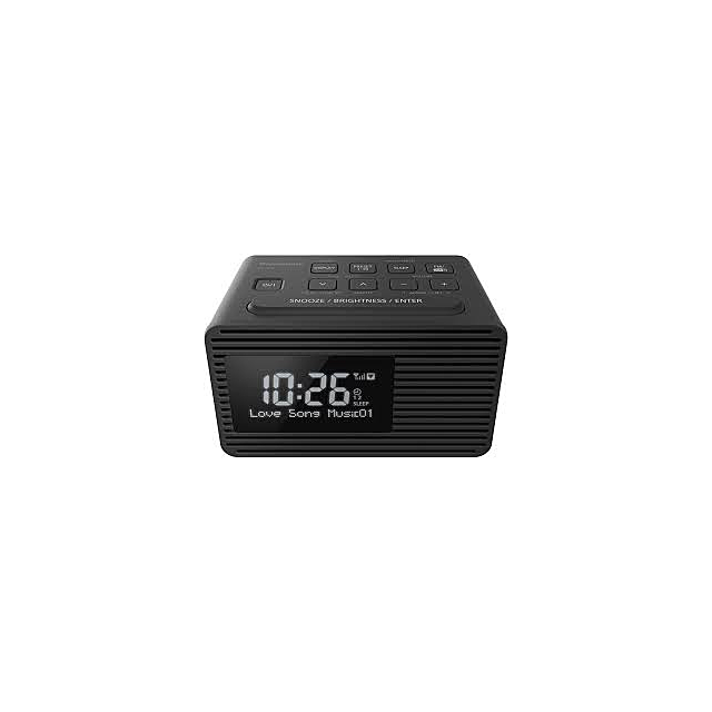 Panasonic RCD8EBK Clock Radio Alarm with DAB + FM